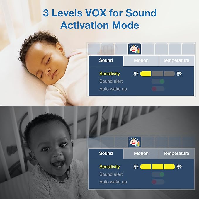 VTech VM919HD (Upgraded) Video Monitor with 7'' 720p Screen,360 Panoramic Viewing, 110 Wide-Angle View,Night Vision, Up to 1000ft Range, Secured Transmission No WiFi