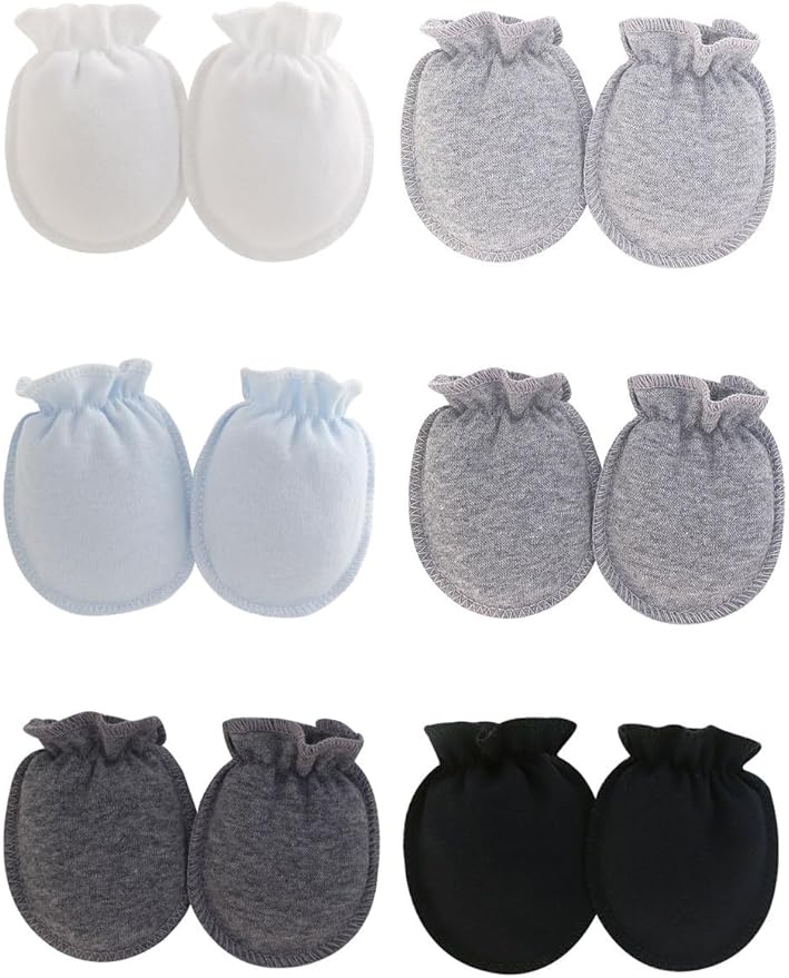 Cute Baby Mittens Newborn, No Scratch Baby Boy Mittens, Baby Girl Hat Gloves for Toddlers, Infant, Newborn
