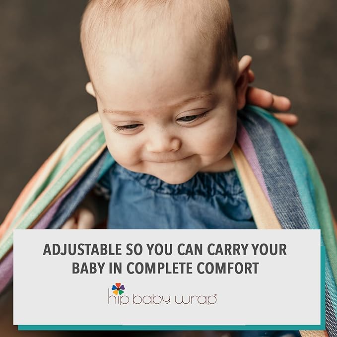 Hip Baby Wrap Ring Sling Baby Carrier for Infants and Toddlers - Beautiful, 100% Soft Cotton Baby Wraps Carrier for Babies 8-35 lbs - Perfect Baby Shower Gifts Moms and Dads - Nursing Cover (Slate)