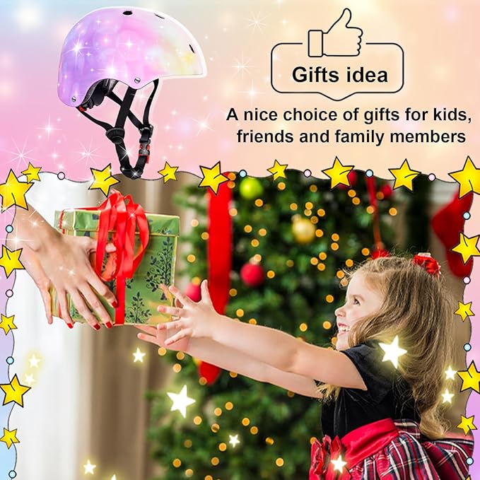 Kids Helmet for 2-3-5-8-14 Ages Girls and Boys, Ventilation and Impact Resistance Toddler Helmet for Multi-Sport Bicycle Scooter Inline Roller Skate and Skateboarding