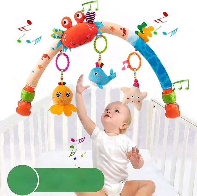 Pau1Hami1ton Baby Stroller Arch Toys, Car Seat Toys,Baby Gifts.S-19(Fish)