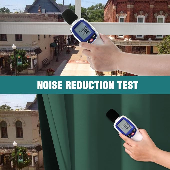 ChrisDowa 100% Blackout Curtains 102 inch Long for Bedroom with Black Liner, 2 Thick Layers Total Blackout Thermal Insulated Grommet Window Curtains 2 Panels Set (Forest Green, 52 x 102 Inch)