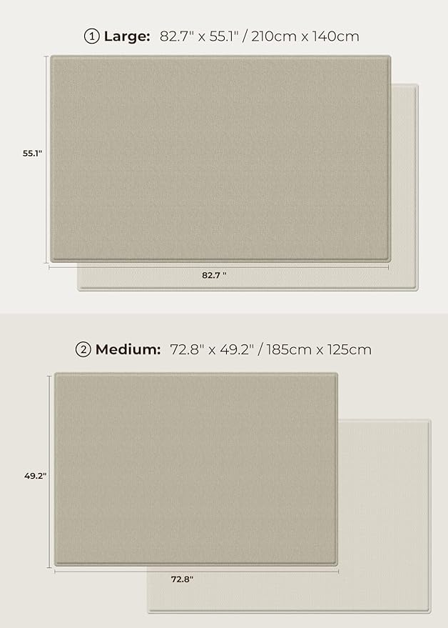 Baby Care Play Mat (Medium, Hygge - Aztec & Arbor) 73" x 49" Original One-Piece Reversible Rollable Waterproof Play Mat for Infants, Babies, Toddler, and Kids