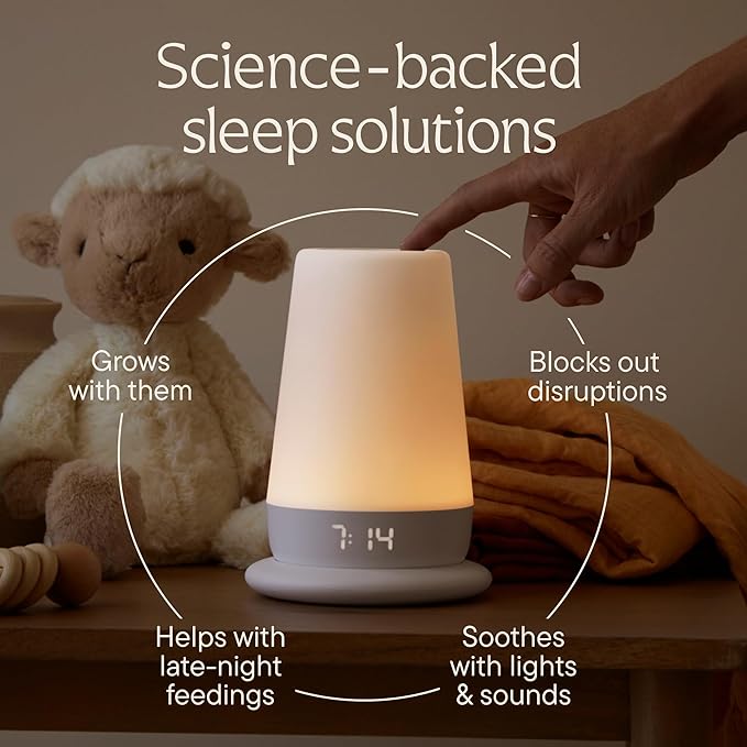 Hatch Rest Baby Sound Machine, Night Light | 2nd Gen | Registry Essential, Sleep Trainer, Routine Builder, Time-to-Rise Alarm Clock, White Noise Soother, Nursery Stories, Toddler Kids Bedroom (Wi-Fi)