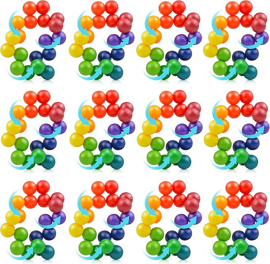12PCS Autism Sensory Toys for Autistic Children,Quiet Fidget for Adults Kids, Stocking Stuffers for Boys,Autism for Toddlers 3-4,Travel for Ages 3-5 Gift(A)