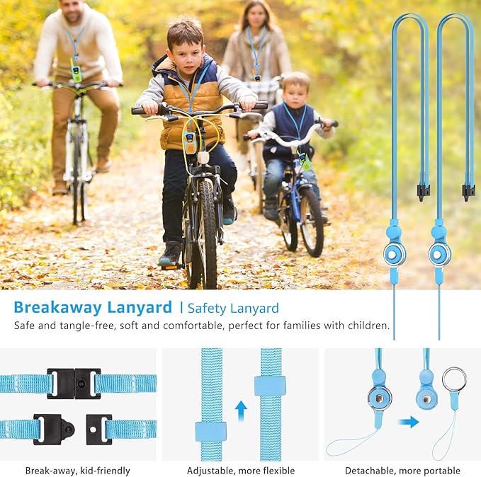 Walkie Talkies for Kids Adults Long Range Rechargeable 4 Pack Drop-resistant FRS 2 Way Radio 4 Miles with Lanyard Battery NOAA USB, Family Toy for 3-12 Year Old Boy Girl Toddler Camping Skiing