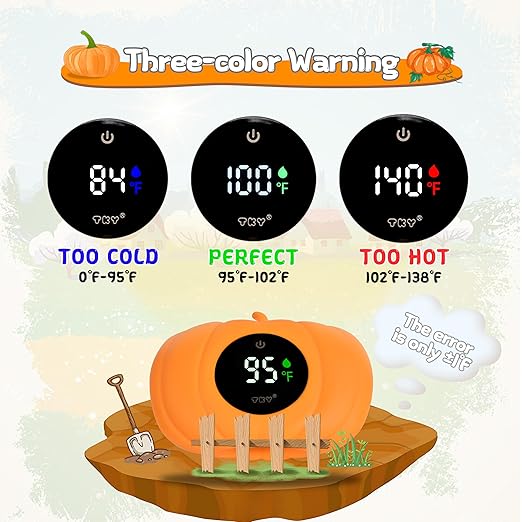 TKY Baby Bath Thermometer with Floating Toys - Digital Water & Room Temperature Monitor, Rechargeable Thermometer with Alerts for Newborn Bath Essentials, Infant Safety