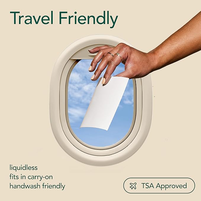 Kind Laundry Detergent Sheets with Stain-Fighting Enzymes - Plant Powered Eco-Friendly Laundry Soap Sheets - Home or Travel Laundry Detergent - Ocean Breeze, 18 Loads (Mom's Choice Award Winner)