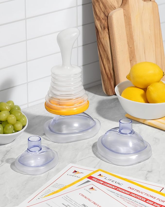 LifeVac Home Kit - Portable Suction Rescue Device, First Aid Kit for Kids and Adults, Portable Airway Suction Device for Children and Adults