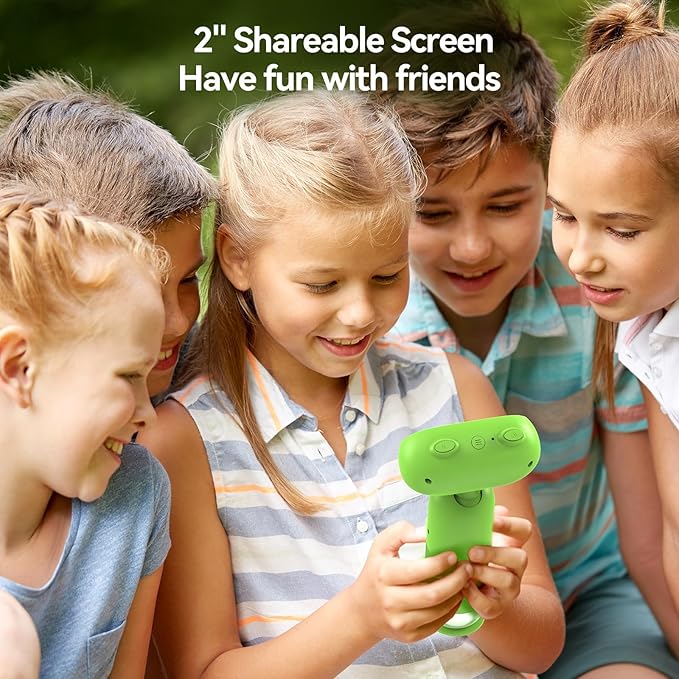 TOMLOV P30 Microscope for Kids, Portable 1000X Slides Digital Microscope with 2" Screen, HD 16MP Camera & 1080P Video, Pocket Coin Magnifying Glass with Light, Mini Handheld Magnifier for Trichome