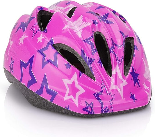 Kid Bicycle Helmets, LX LERMX Kids Bike Helmet Ages 3-5/5-14 Adjustable from Toddler to Youth Size, Durable Kids Bike Helmet with Fun Designs for Boys and Girls