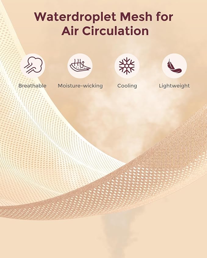 Momcozy Baby Carrier AirMesh - The Perfect Summer Sling for Newborns to Toddler 8-35 lbs - Cooling Fabric Baby Wrap, Lightweight, Ergonomic, and Easy to Wear, Light Beige