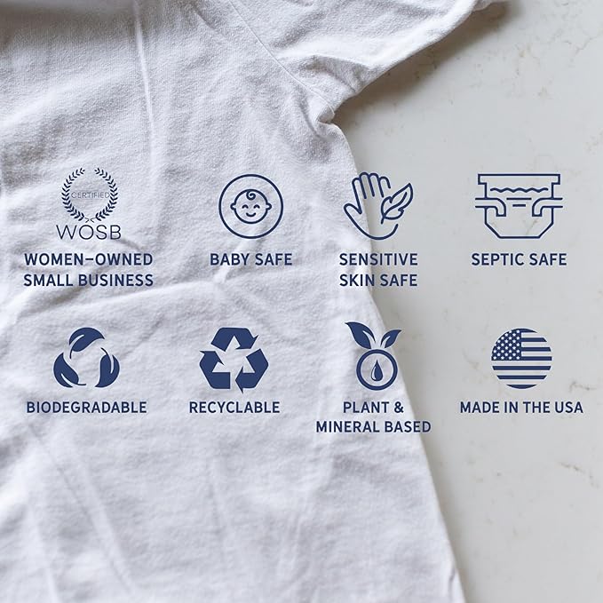 Sandalwood Laundry Detergent Powder | Only 100% Pure Essential Oils | Safe for Sensitive Groups | Powerful Clean | Plant & Mineral-Based | Made in USA | 3lbs