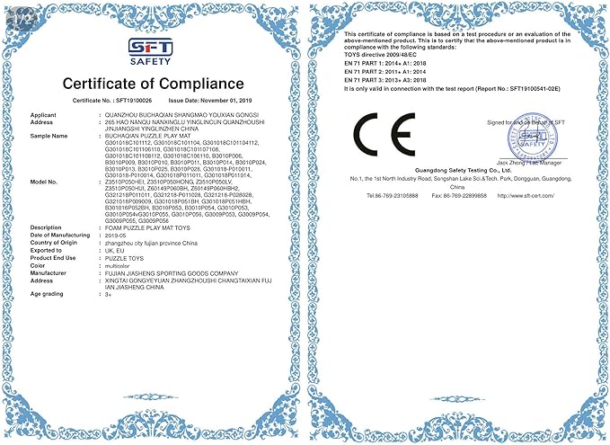 YIMINYUER® 25 Tiles (30cm×30cm×1cm Each Tile) Baby Soft Puzzle Play Mats, Kids Thick EVA Foam Floor, Toddlers & Children's Soft Interlocking Mat R04G301025