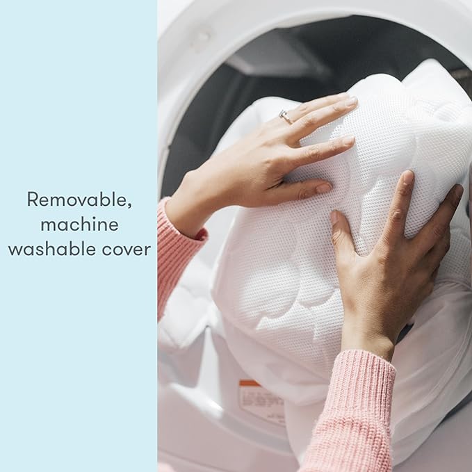 Newton Baby Crib Mattress and Toddler Bed - Waterproof - Ultra-Breathable Proven to Reduce Suffocation Risk, 100% Washable, Better Than Organic, 2-Stage Removable Cover, Deluxe 5.5" Thick - White