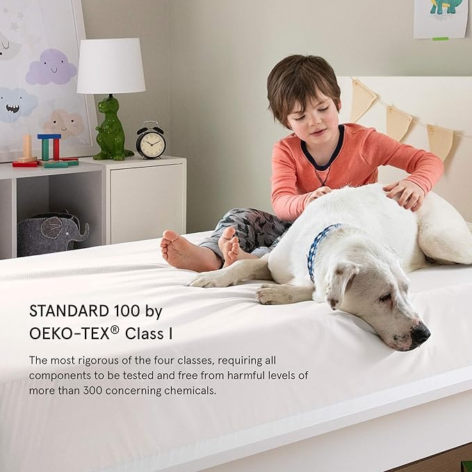 Tuft & Needle Twin XL Mattress Protector - Waterproof, Liquid-Proof, Sleeps Quiet, Fitted Sheet Style, Soft and Comfortable, White