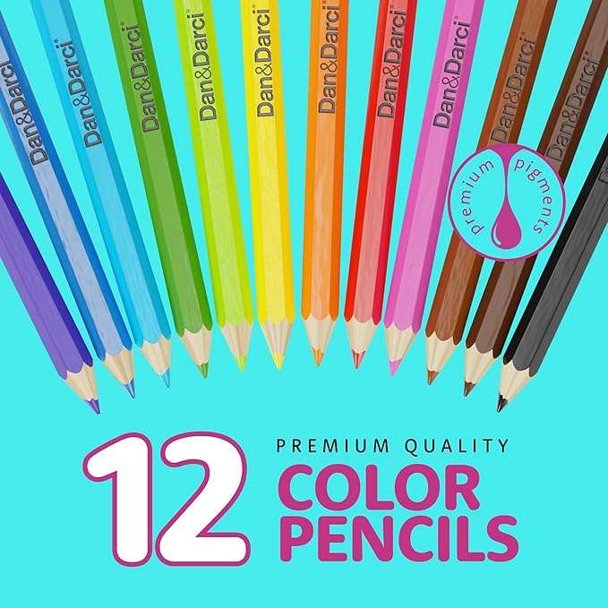 Dan&Darci Light Up Tracing Pad for Kids - Arts & Crafts Writing Drawing Tracer Board, Craft Kit for Girls & Boys Ages 6-12 - Birthday Toys Gifts Ideas for Girl or Boy 6+ Year Old Gift Toy - 6 7 8 9 10