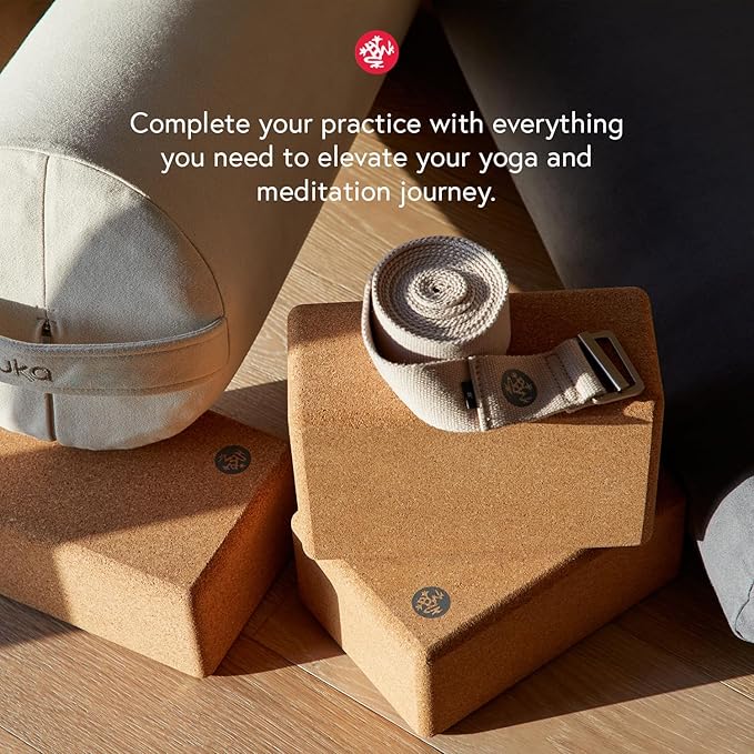 Manduka Begin Yoga Mat 68" - 5mm Cushioning | Comfortable, Lightweight & Reversible with Alignment Stripe | Budget-Friendly | 68 x 24 inches