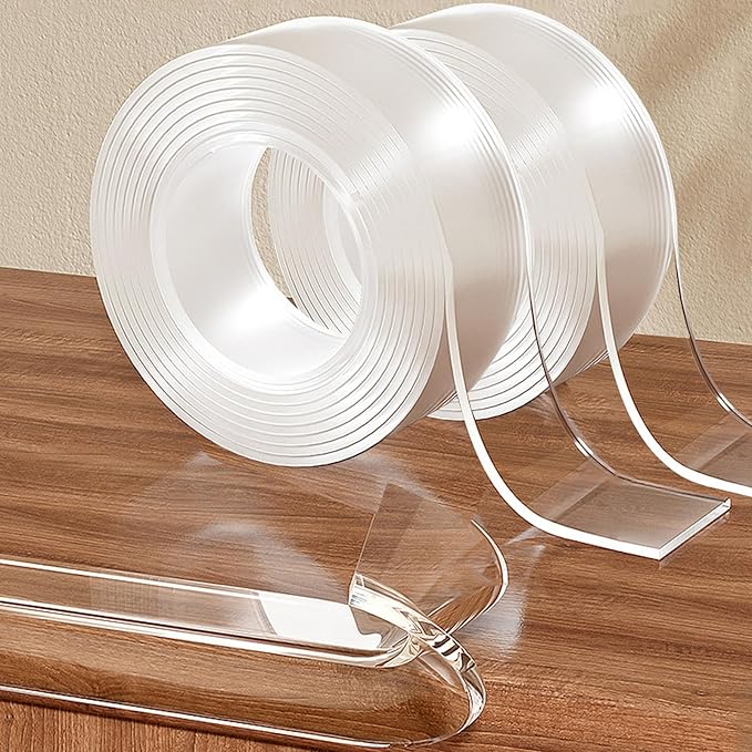 2 Rolls Clear Soft Corner Protectors for Furniture Strip,1.57 in x 13.12 FT,Sharp Edge & Table Bumper,Window Edge,Wall Protector, Soft Corner Guards Safe for Proof,Table Corner Protectors in Family