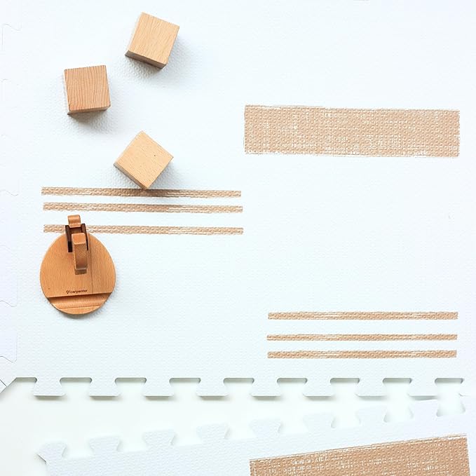 Baby Play Mats for Floor - Sol (6x6ft) - Premium EVA Foam Play Mat for Babies & Toddlers - Perfect for Tummy Time, Crawling, Playroom - Stylish & Comfortable Kids Play Mat