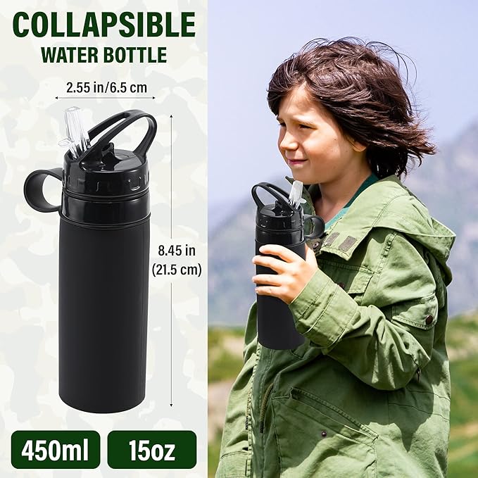 Outdoor Adventure Kit for Kids – Premium Camouflage Camping Gear with Walkie-Talkies – Military Style Toys – 10 in 1 Bundle – Ideal for All Ages and Genders