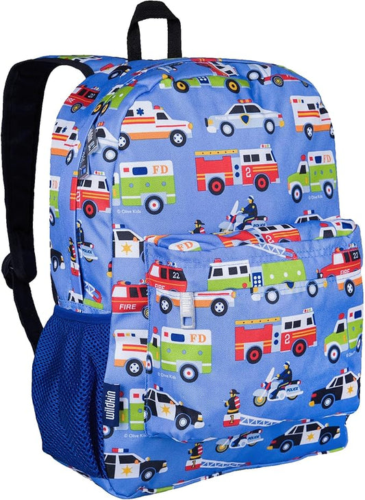 Wildkin 16-inch Kids Backpack – Durable, Padded & Spacious School Bag for Boys & Girls - Heroes