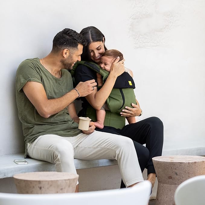LÍLLÉbaby Complete All Seasons Ergonomic 6-in-1 Baby Carrier Infant to Toddler with Lumbar Support (7-45 Pounds), 360 Degree Baby Wearing & Multi-Position, Inward & Outward Facing (Succulent)