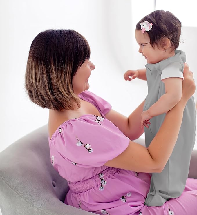 Mama Cheetah Baby Sleep Sack 0.5 TOG, Organic Cotton Baby Wearable Blanket with Two-Way Zipper, Swaddle Transition Baby Sleeping Bag for Newborn Infant Toddler Boy Girl, 24-48 Month