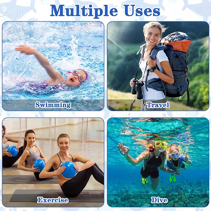 Shappy 2 Pcs Large Travel Laundry Bag Washable Waterproof Wet Dry Large Dirty Clothes Bag Bathing Workout(Shark)