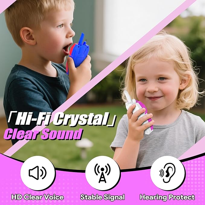 Vvinca Spider Walkie Talkies for Kids Toys Ages 3 4 5 6 7 8 9 10 Boys Girls 2 Pack Superhero Toys Lanyard Long Range Clear Sound Outdoor Game Camping Gear Spy Gadgets & Easter Christmas Birthday Gifts