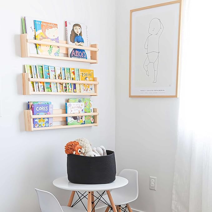 OrganiHaus Black Basket for Storage| Cotton Rope Basket | Woven Baskets for Storage | Towel Baskets for Bathroom | Decorative Rectangular Storage Baskets for Closet | Woven Book Baskets for Organizing