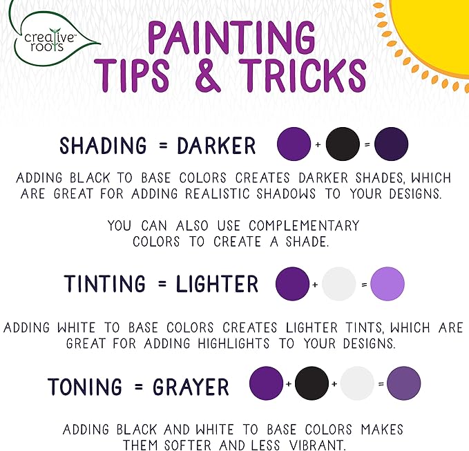 Creative Roots Mosaic Heart Stepping Stone, Includes 7-Inch Ceramic Stepping Stone & 6 Vibrant Paints, Mosaic Stepping Stone Kit, Paint Your Own, DIY Stepping Stone Kit for Kids Ages 8+