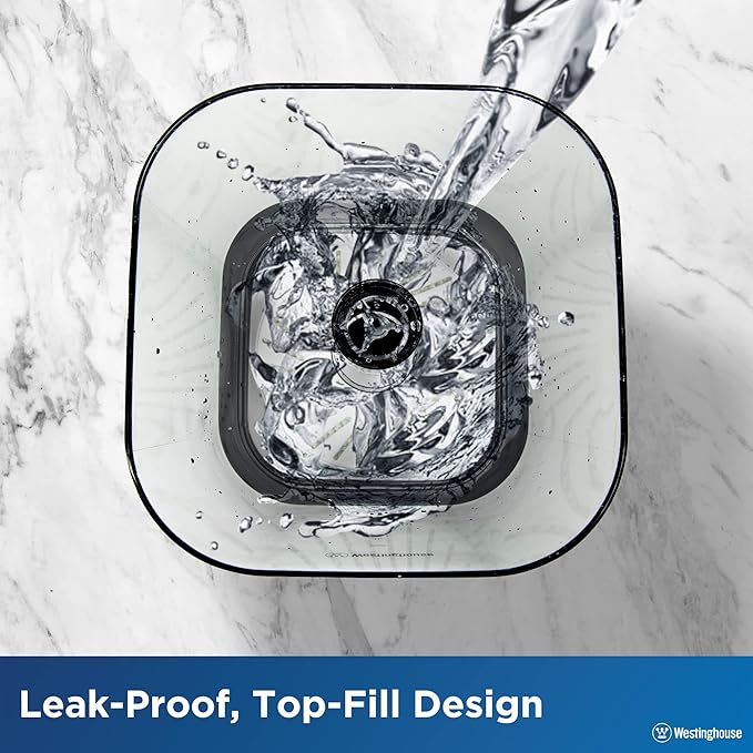 Westinghouse Ultrasonic Cool Mist Adjustable Humidifier, 4.5L Top Fill with LED Night Light and Touch Button Control