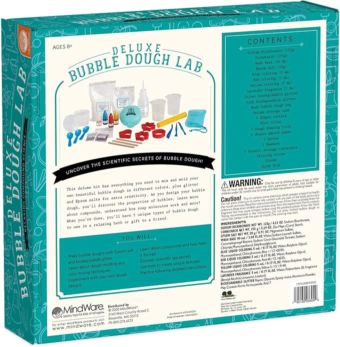Science Academy: Deluxe Bubble Dough Lab | Multicolored Box | Pack of 1