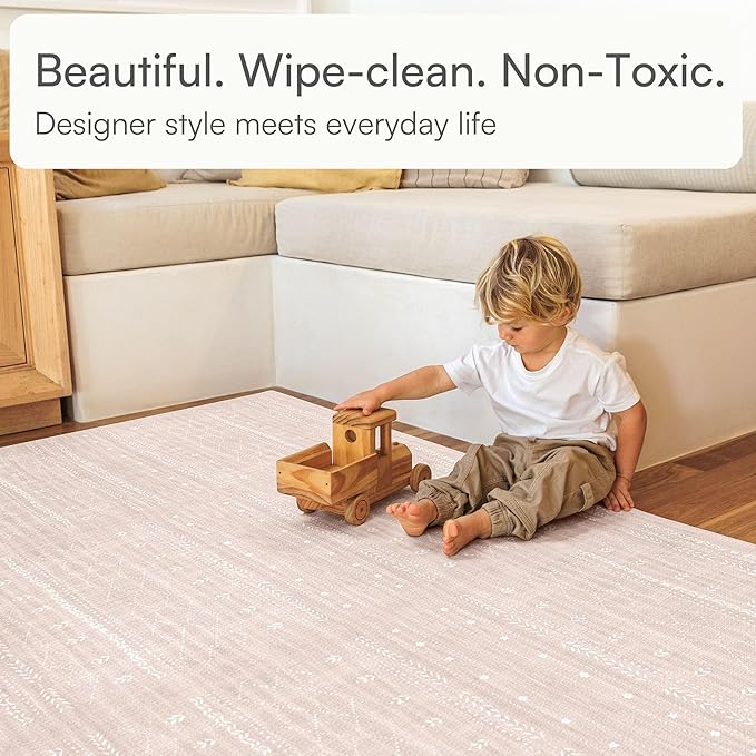 Lillefolk Baby Play Mat for Floor – 4x6ft Dusk | Soft Non Toxic Premium EVA Foam Tiles for Tummy Time, Crawling & Playroom – Waterproof Interlocking Floor Mat for Babies & Toddlers (6 Tiles)