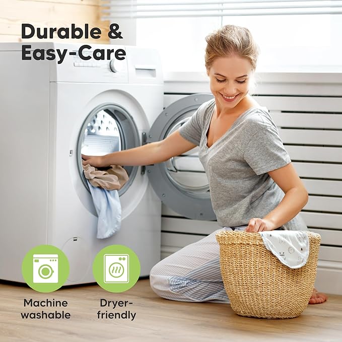 KeaBabies 2-Pack Organic Crib Sheets for Boys, Girls - 52x28 Fitted Crib Mattress Sheet Neutral, Breathable Jersey Cotton Cover for Baby Bed, Toddler Mattress, Soft & Cute Prints (Herb)