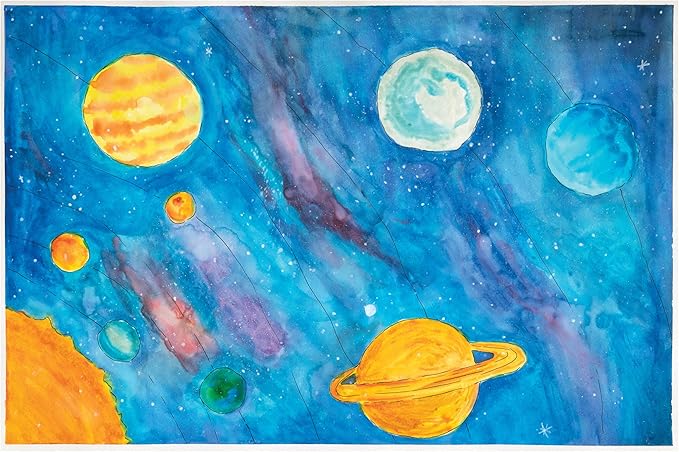 Prang Oval Pan Watercolor Set Master Pack, 8 Assorted Colors, 12 Refill Trays, 24 Paint Sets