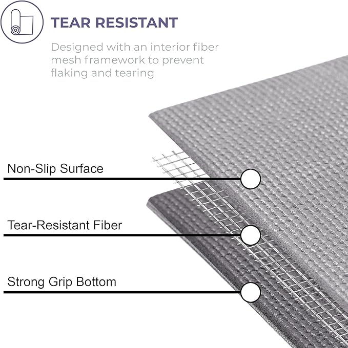 Sunshine Yoga Voyage Yoga Mat, 10 Pack, 72" x 24" Professional Studio and Gym Bulk Yoga Mats, 5mm Thick, Durable, Anti-Tear, Non Slip Fitness and Exercise Mats