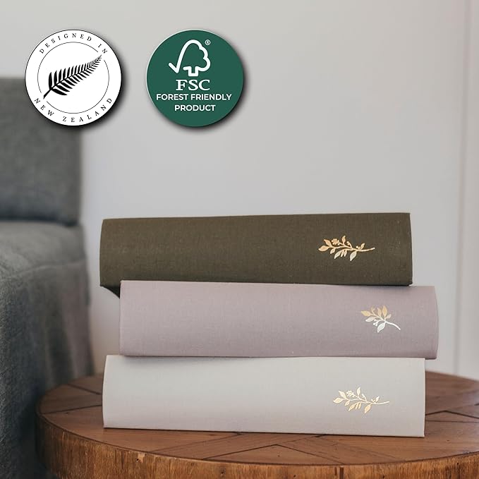 Elegant Linen Photo Album - 200 Acid-Free Pockets for 4x6 Pics - Perfect for Weddings & Gifts