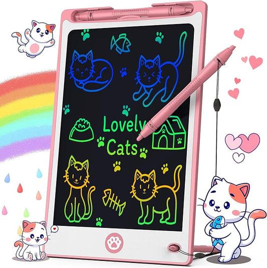 Hockvill LCD Writing Tablet for Kids 8.8 Inch, Toys for Girls Boys Drawing Pad for 3 4 5 6 7 Year Old Kids Toys, Children’s Day Gift Toddler Doodle Board Travel Essentials, Birthday Gift for Children