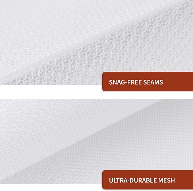 Mesh Laundry Bag for Delicates, Wash Bag for Underwear and Lingerie, Makeup Organizer Bag (3 Medium, 3 Small)