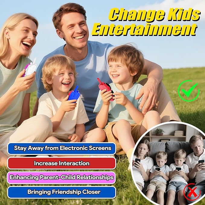 Vvinca Spider Walkie Talkies for Kids Toys Ages 3 4 5 6 7 8 9 10 Boys Girls 3 Pack Superhero Toys Lanyard Long Range Clear Sound Outdoor Game Camping Gear Spy Gadgets & Easter Christmas Birthday Gifts