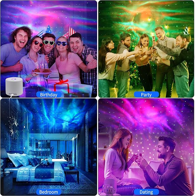 Star Projector, Galaxy Projector, Remote Control & Timer Galaxy Light, LED Nebula Night Light Projector for Adults Bedroom Decoration, Party, Birthday, Christmas,Valentine's Day,Room Decor