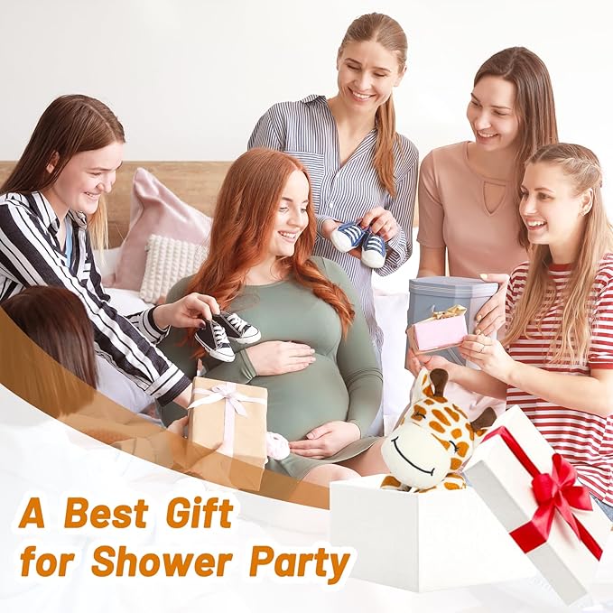 Spiral Car Seat Baby Toys 0-6 Months, Infant Carseat Sensory Toys Hanging Stroller Accessories, Newborn Shower Gifts for Baby Boys Girls Essentials | Cute Colorful Giraffe