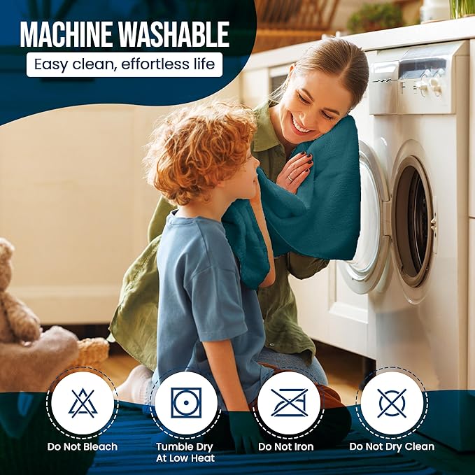 Utopia Bedding Waterproof Mattress Protector Queen Size, Premium Terry Mattress Cover 200 GSM, Breathable, Fitted Style with Stretchable Pockets (Teal)