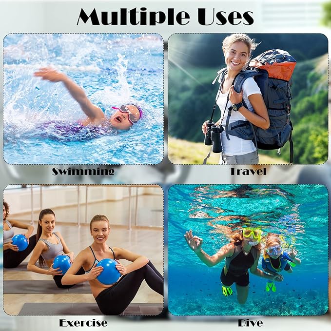 Shappy 2 Pcs Large Travel Laundry Bag Washable Waterproof Wet Dry Large Dirty Clothes Bag Bathing Workout(Cute Style)