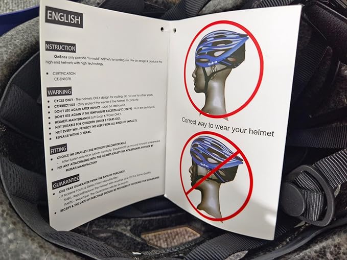 OnBros Kids Bike Helmet - Bike Helmets for 5-14 Boys or Girls with Visor, Children Bicycle Helmet for Skateboard Mountain Scooter Road Cycling, Lightweight and Adjustable 50-57CM