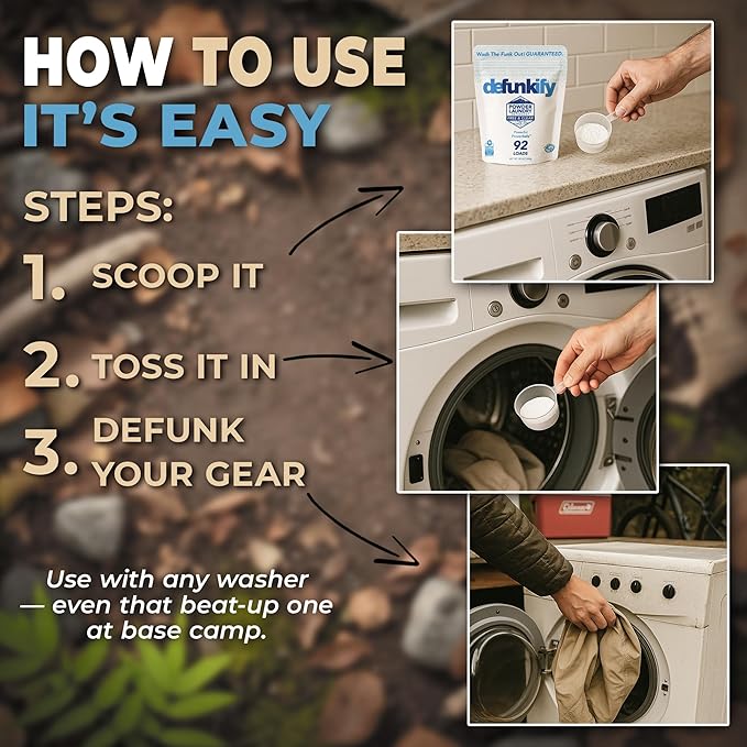 Laundry Detergent Powder, 92 Load/55oz. 'Free & Clear' Powder Laundry Detergent for Sensitive Skin. ProvenSafe™ Laundry Stripper Washing Detergent w/Odor & Stain Remover for Activewear & All Fabrics