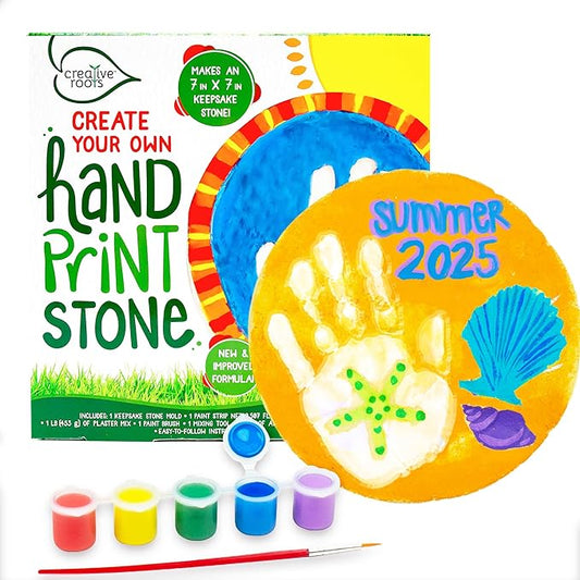 Creative Roots Create Your Own Handprint Stone by Horizon Group USA
