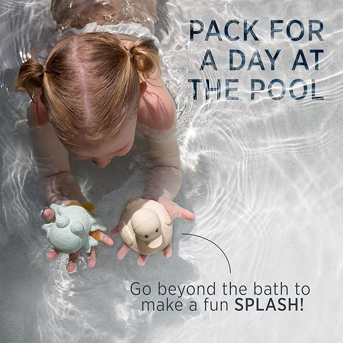 Hevea Squeeze'n'Splash Bath Toys (Duck)